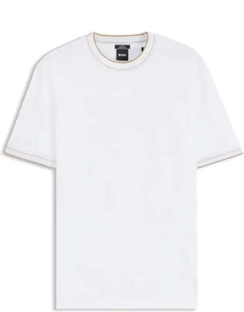 Cotton T-shirt With Crew Neck