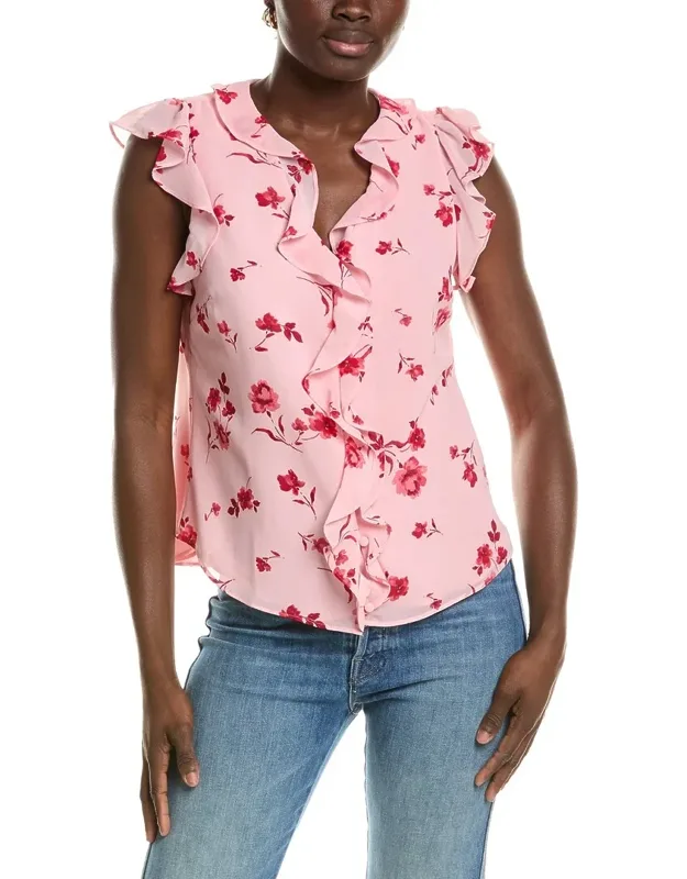 Cascading Ruffle Detailed Top