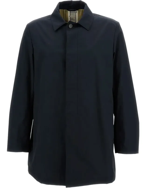 Short-length Coat With Minimalist Design