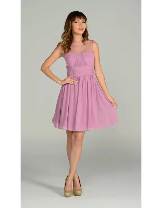 Simple Chiffon Bridesmaid Dress