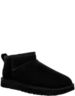 Classic Ultra Mini Boot With Slip-on Design And Synthetic Upper
