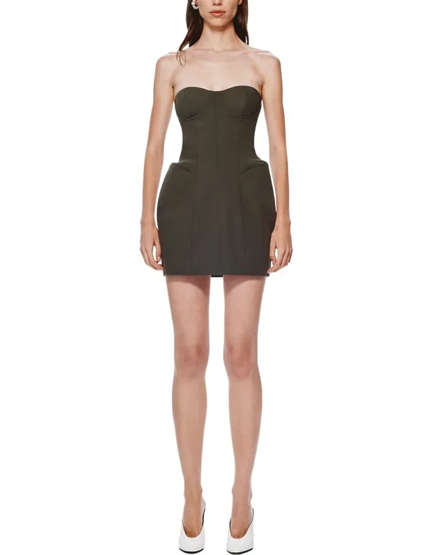 Suiting Wool-blend Mini Dress