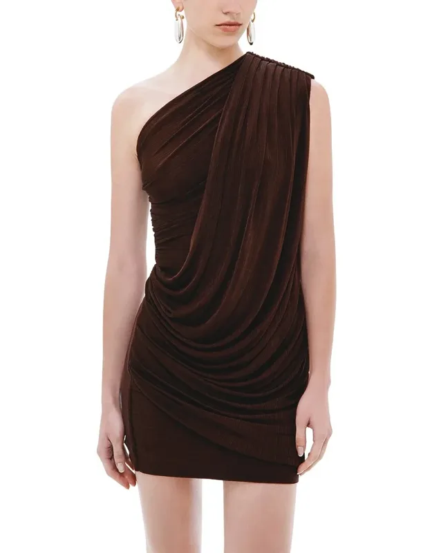 Rib Wool-blend Mini Dress