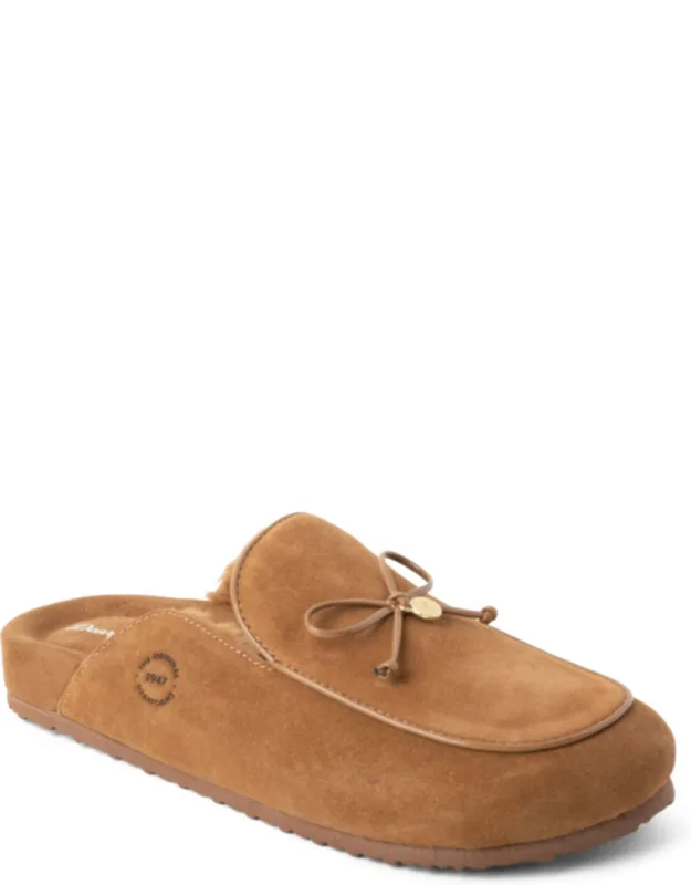 Falan Genuine Suede Scuff Slippers