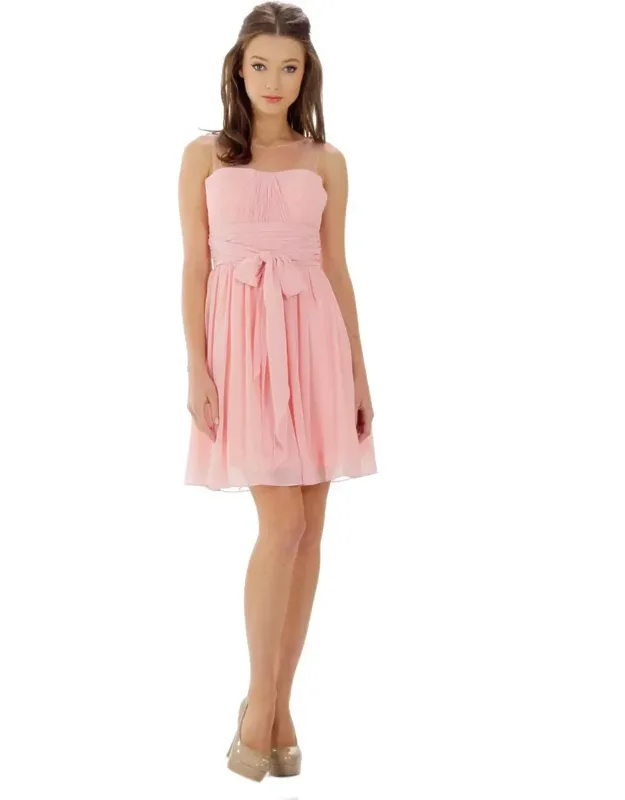 Simple Chiffon Bridesmaid Dress