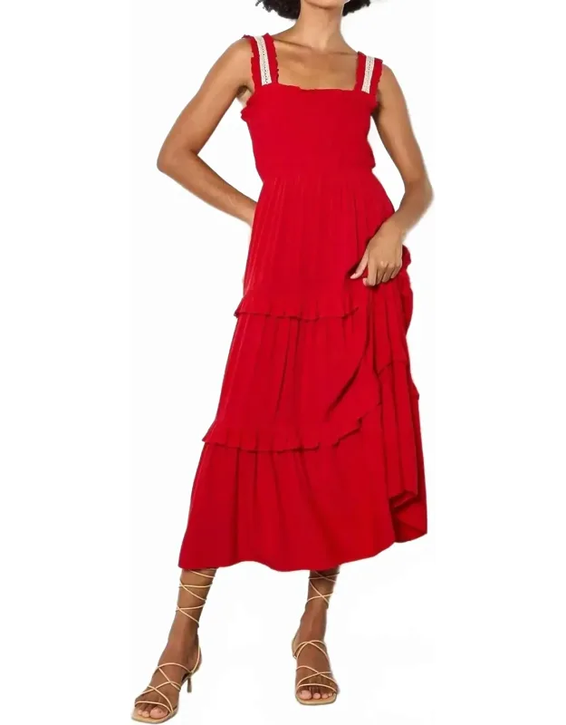 Smocked Crochet Dress