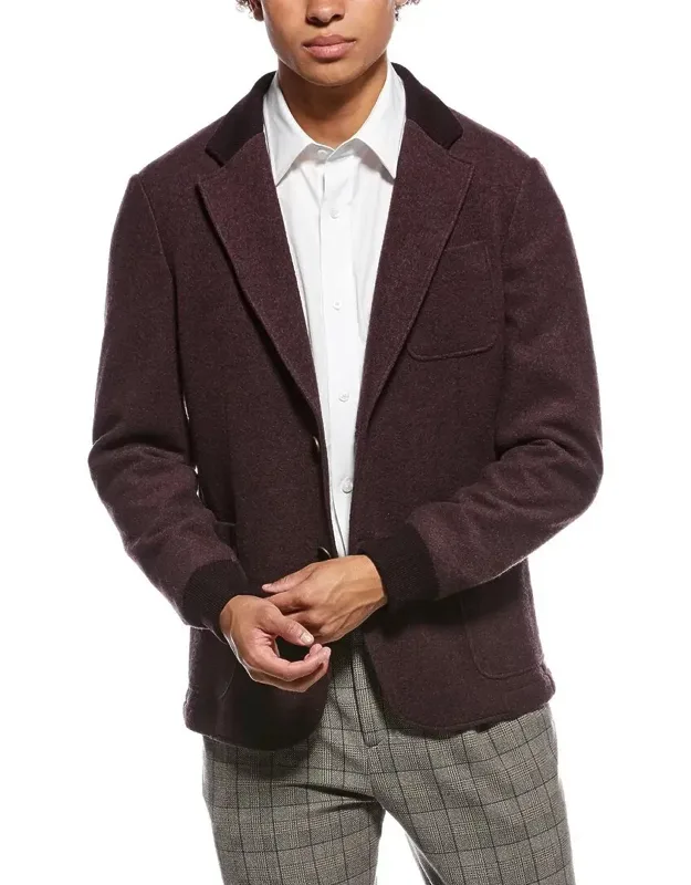 Wool-blend Blazer