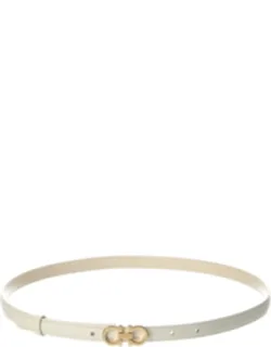 Gancini Leather Belt