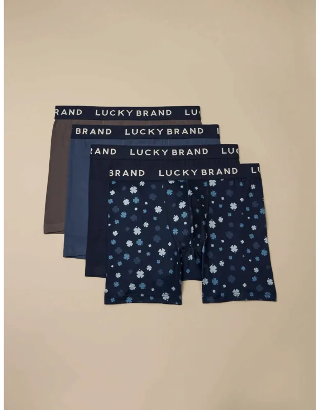4 Pack Essential Soft Boxer Briefs - Great Quality And Style