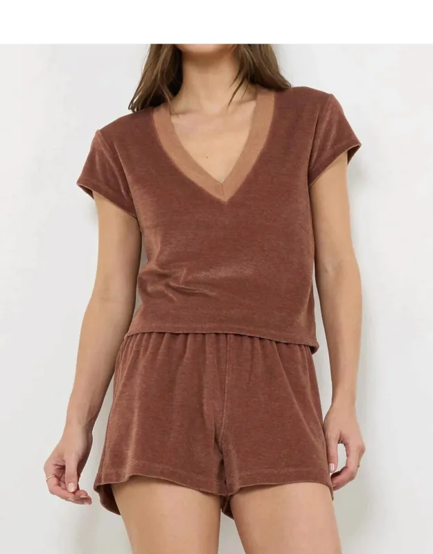 Suri Velour Tee