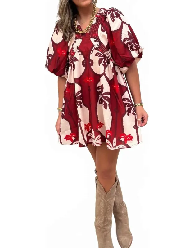 Linen Mini Dress