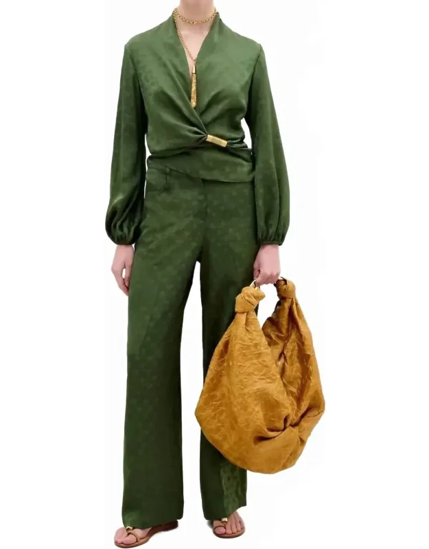Emine Jacqaurd Straight Leg Pants