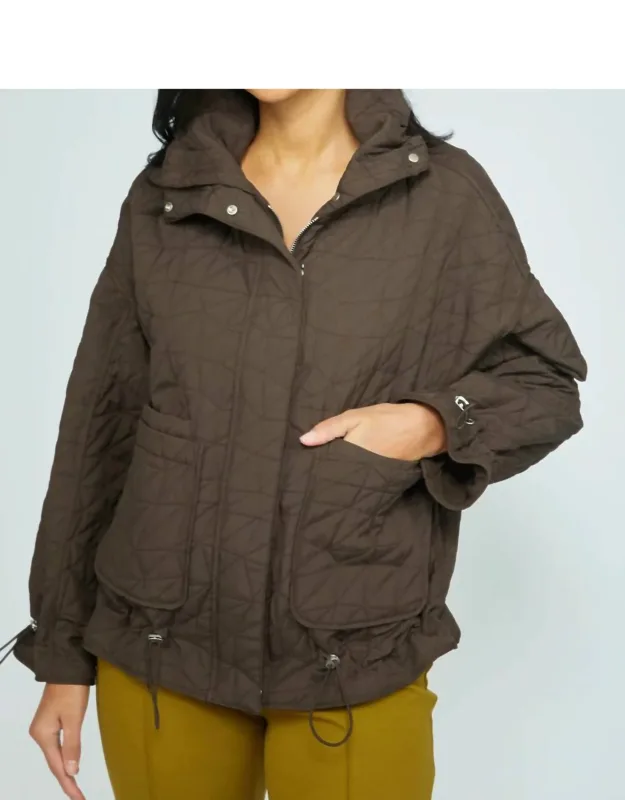 Kaleidoscope Quilted Perfect Puffer Jacket