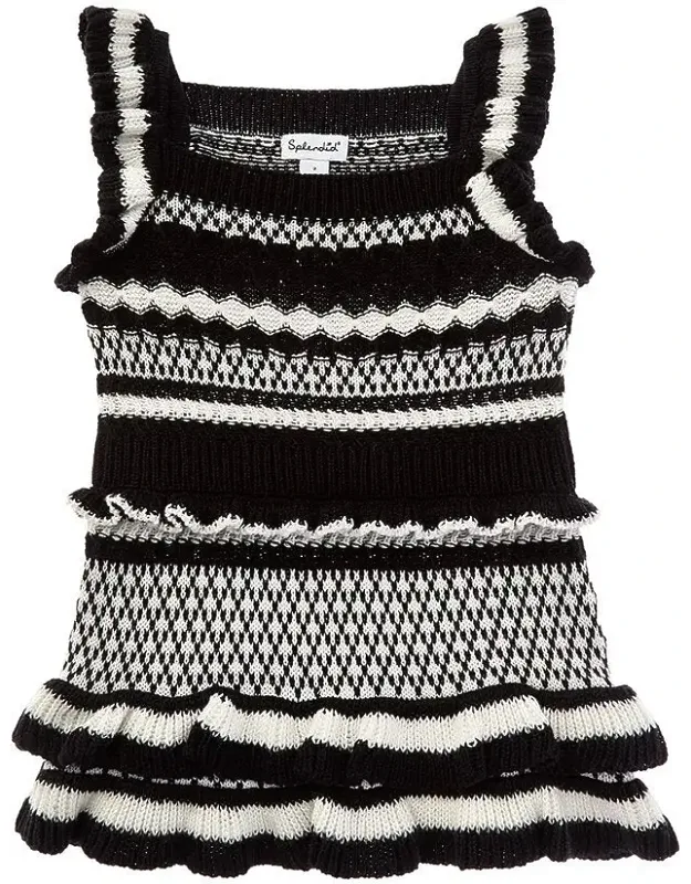 Ruffle Sweater Dress