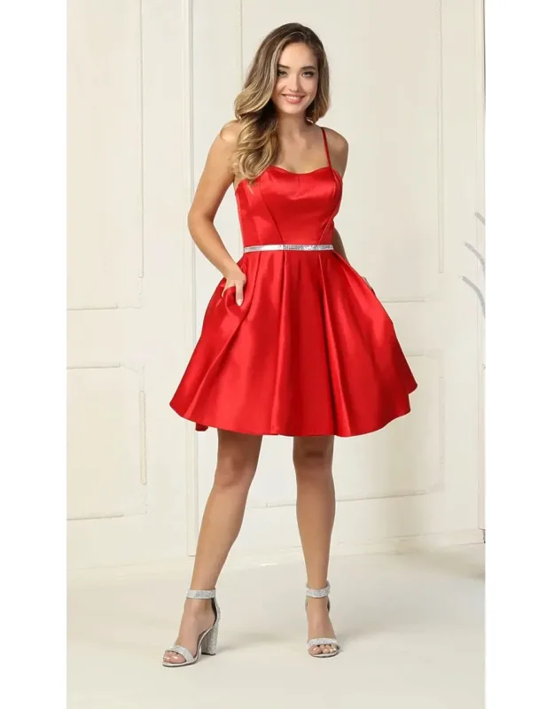 Simple Party Cocktail Dress