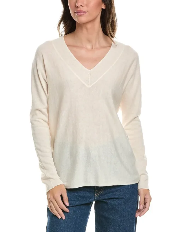 Double V-neck Pullover