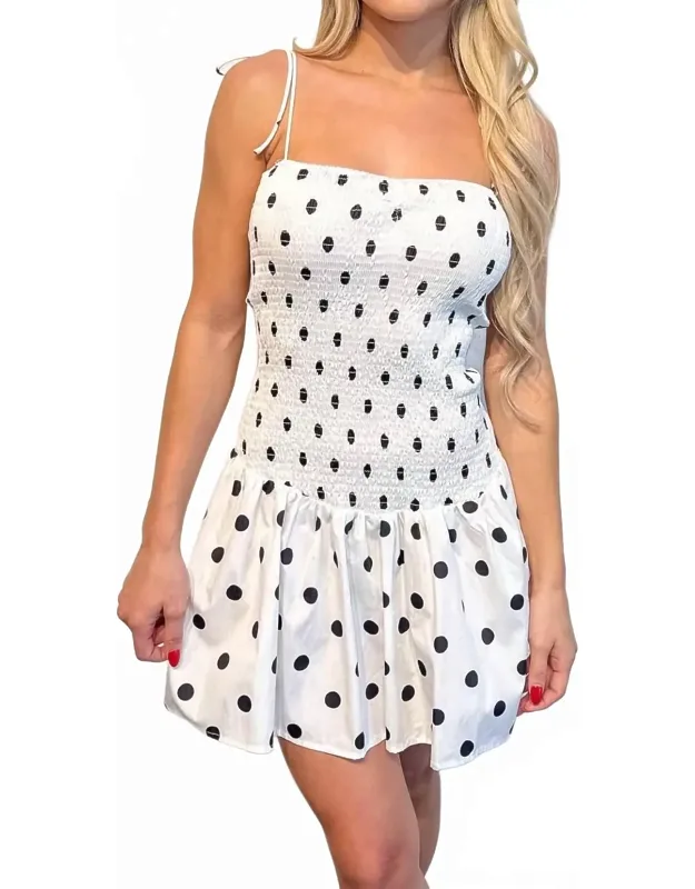 Polka Dot Mini Dress