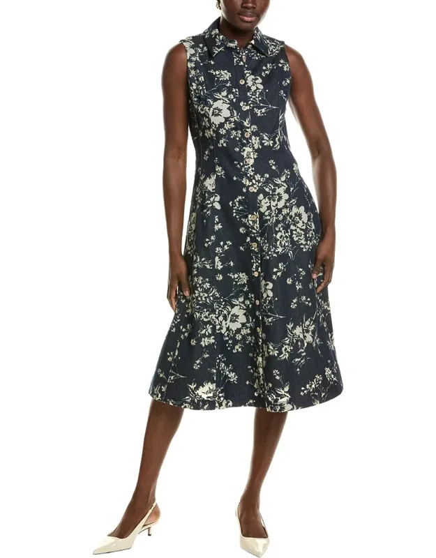 Denim Burnout Dress