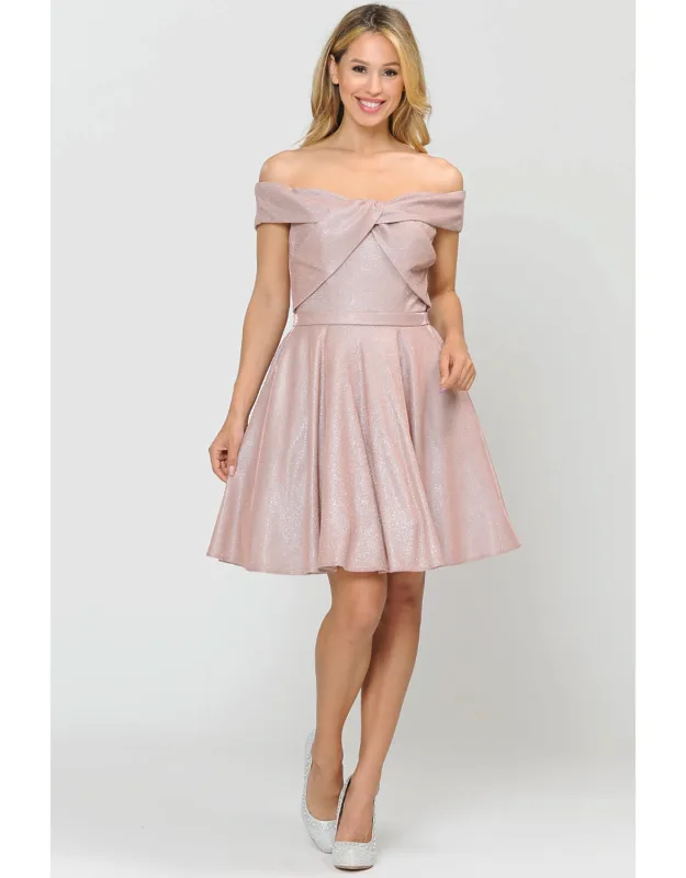 Off The Shoulder Cocktail Dress