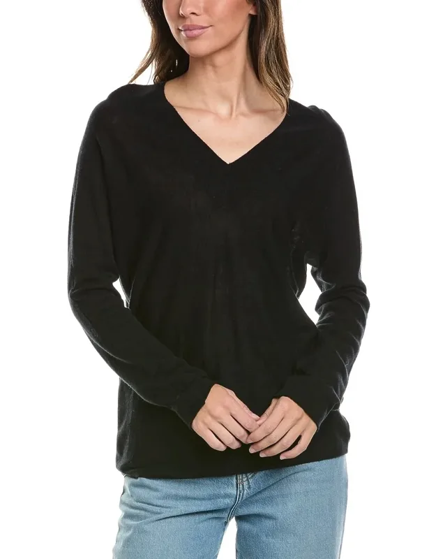 Double V-neck Pullover