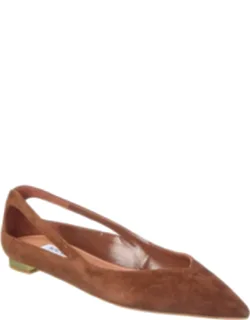 Suede Ballerina Flats