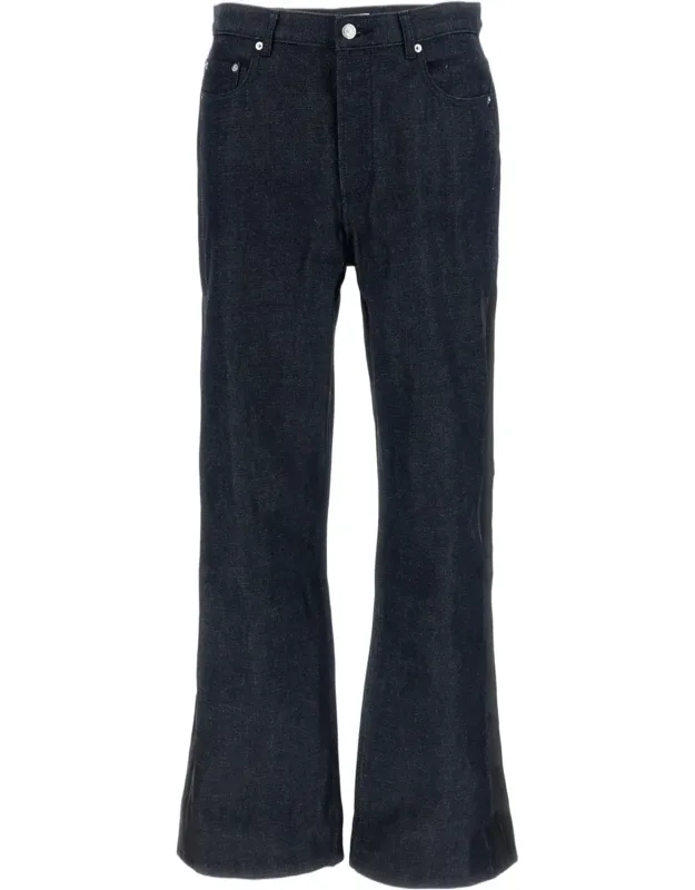 Rigid Cotton Denim Jeans