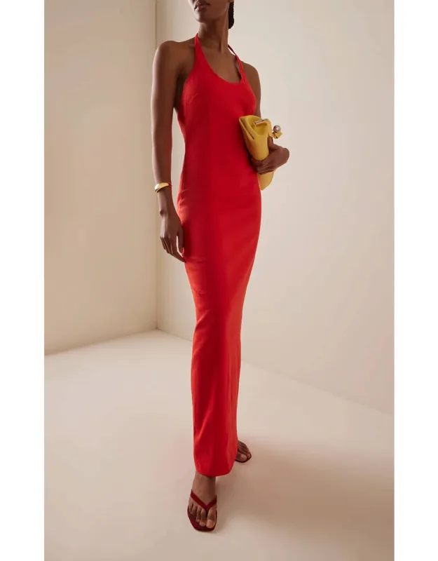 Halter Midi Dress