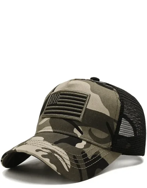 American Flag Trucker Hat