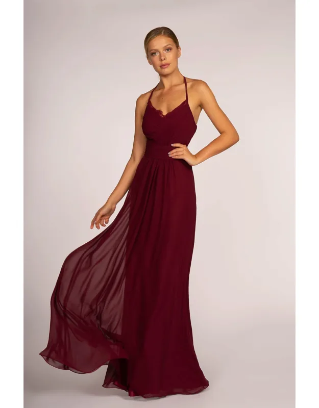 Long Bridesmaid Classy Dress