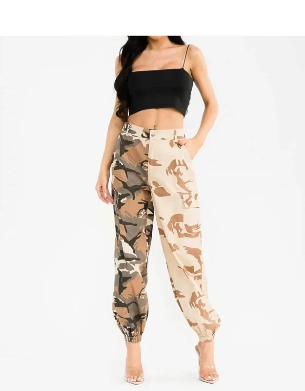 Weekend Warrior Button Closure Denim Pants