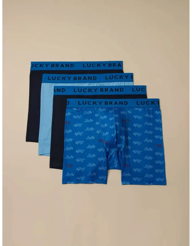 4 Pack Essential Soft Boxer Briefs - Great Quality And Style