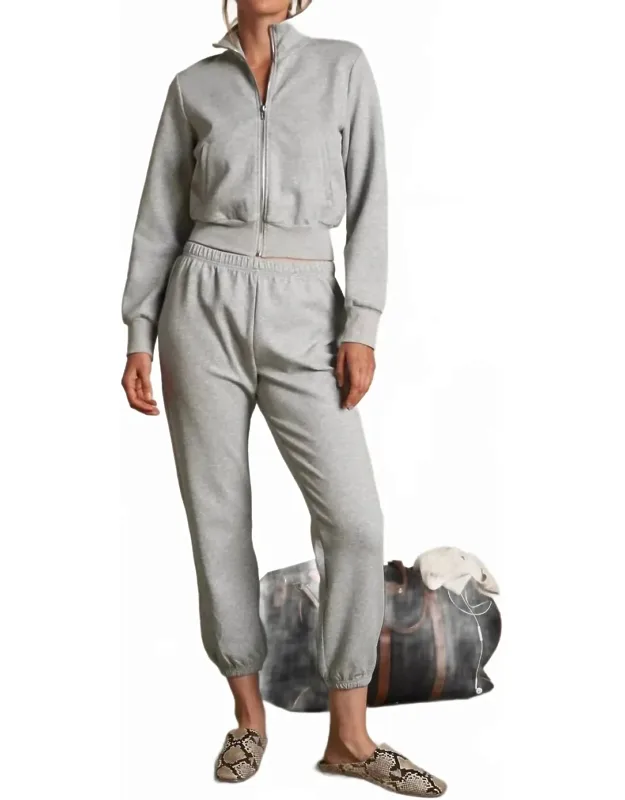 Cropped Travel Track Jacket