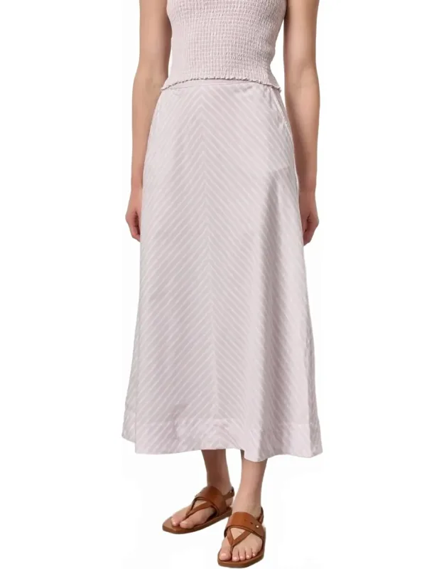 Stripe Maxi Skirt