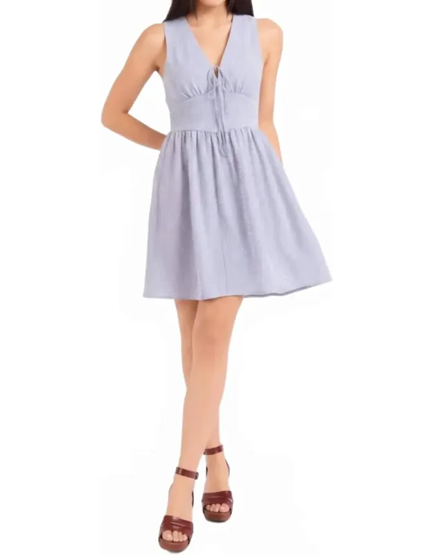 Garden Sun Tie Mini Dress