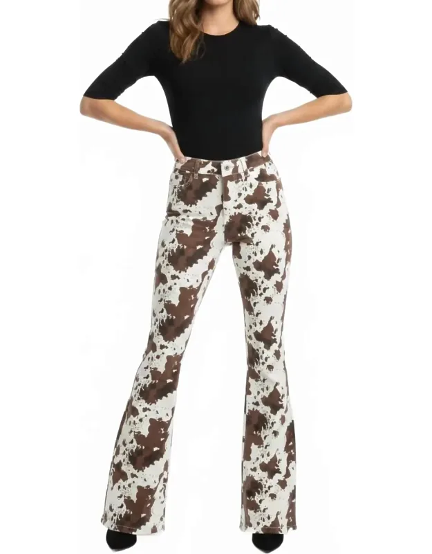 Flare Denim Pants