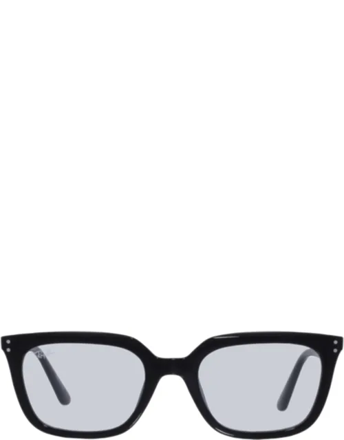 Light Blue Square Sunglasses