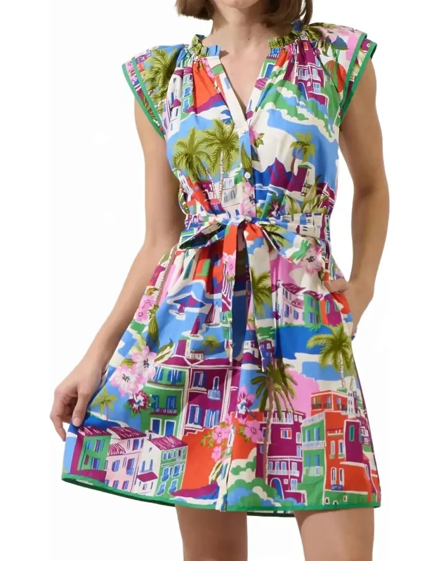Ruffle Mini Dress