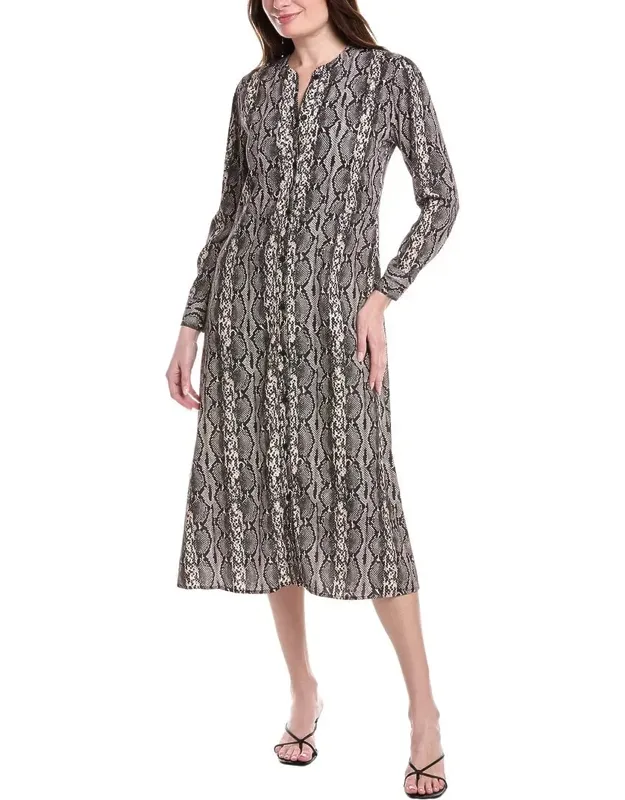 Printed Midi Dress