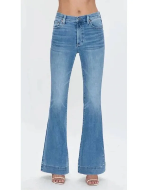 Kinsley Mid Rise Flare Jeans