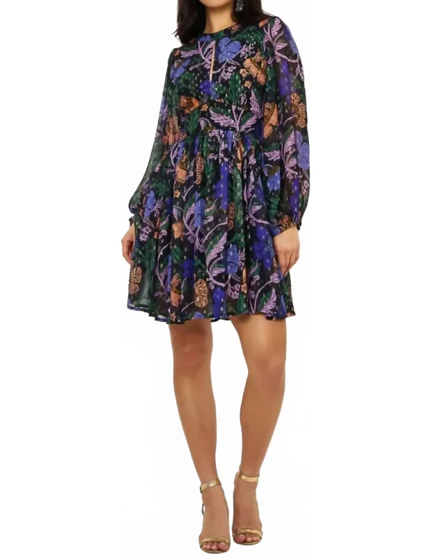 Balloon Waisted Mini Dress