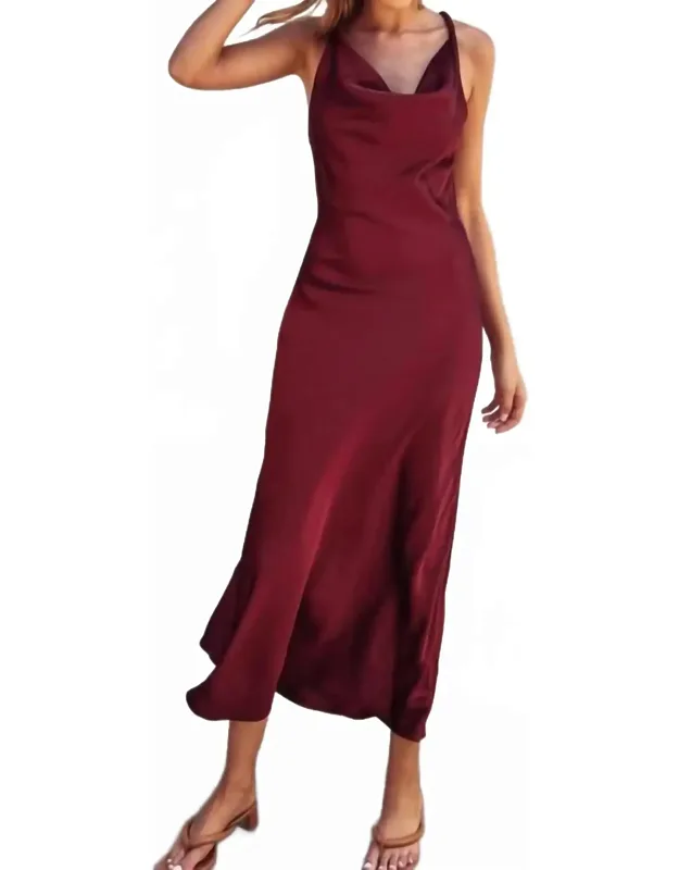 Twist & Shout Twist Strap Maxi Dress