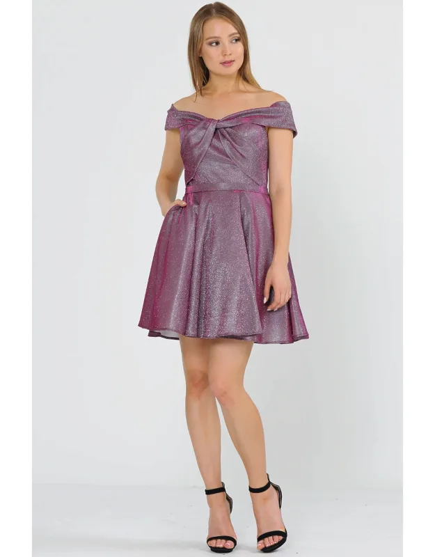 Off The Shoulder Cocktail Dress