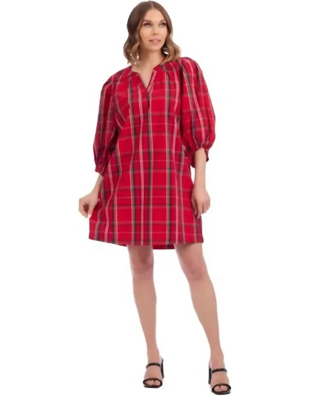 Balloon Sleeve Dress