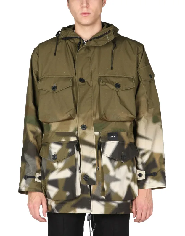 "jacket With Hood And Four Front Pockets"