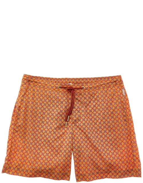 Swim Trunk With Pockets And Drawstring Waist