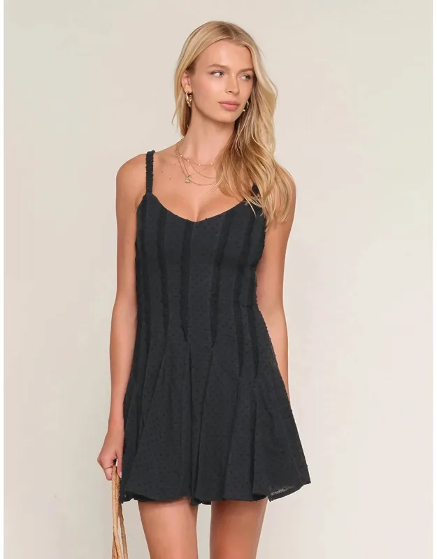 Scalloped Mini Dress