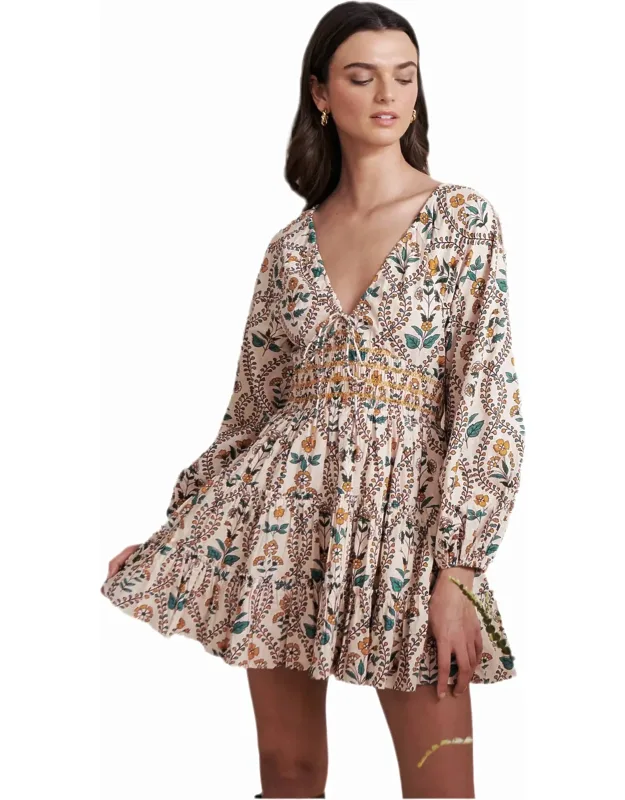 Gale Long Sleeve Mini Dress