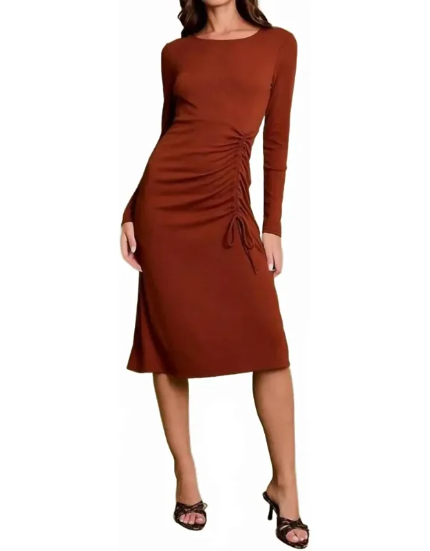 Cinched Midi Dress