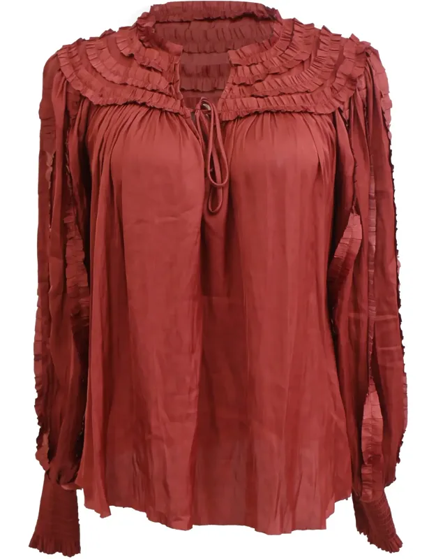 Mila Ruffle Blouse