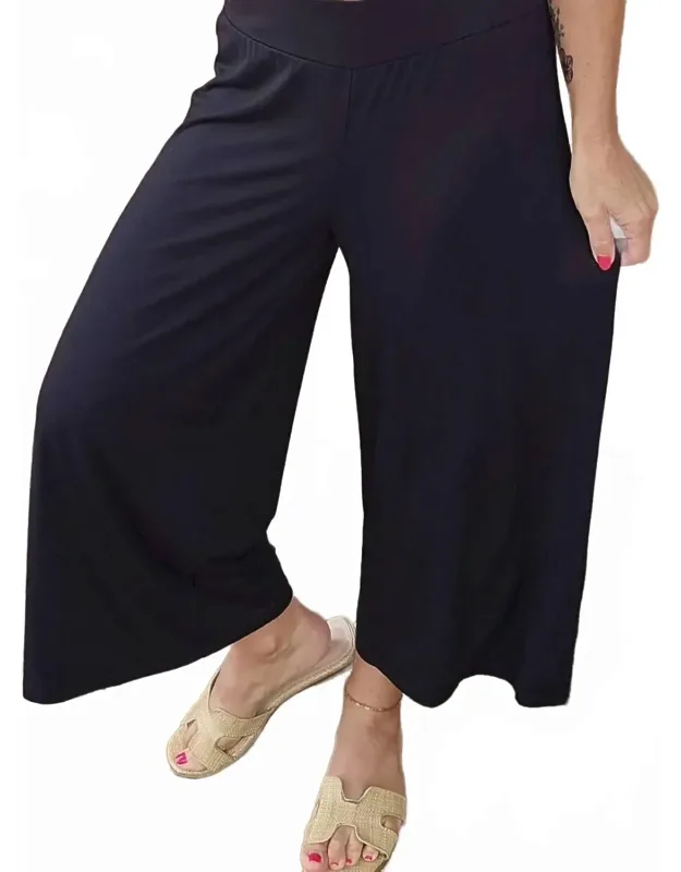 Cropped Wrap Pants